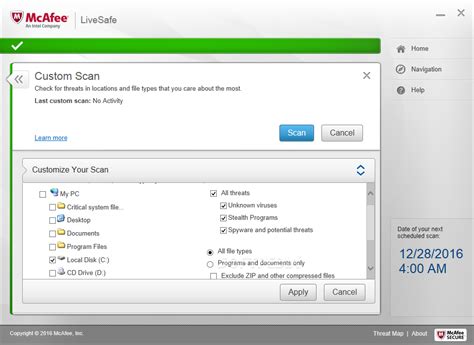 download mcafee livesafe windows 10.